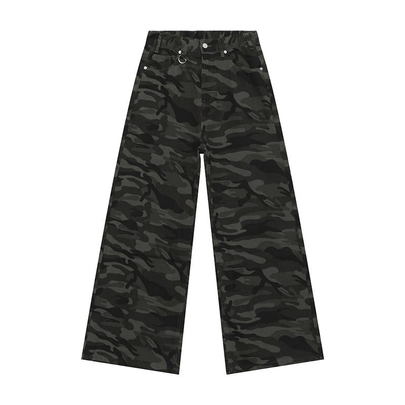 Drune | Herren Retro Baggy Jeans - Hohe Taille, Lockerer Schnitt