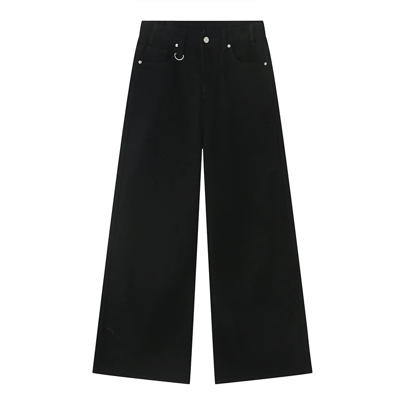 Drune | Herren Retro Baggy Jeans - Hohe Taille, Lockerer Schnitt