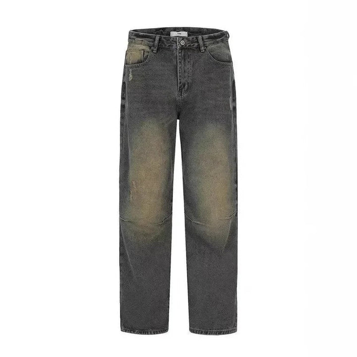 Drune | Weite Beinform Baggy Jeans für Männer - Lässig Lockere Passform