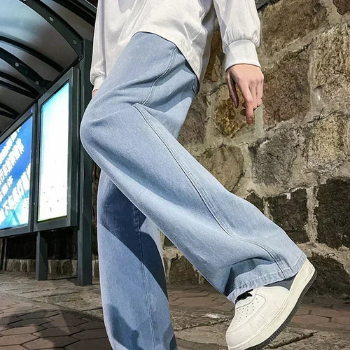 Drune | Weite Beinform Baggy-Jeans für Herren - Entspannte Freizeitstil
