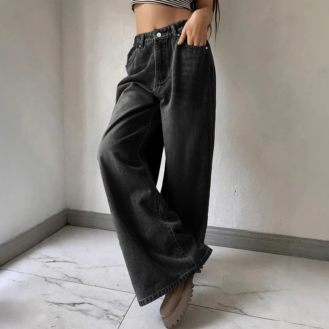 Drune | Weite Bein Baggy Jeans - Lässiger Komfort