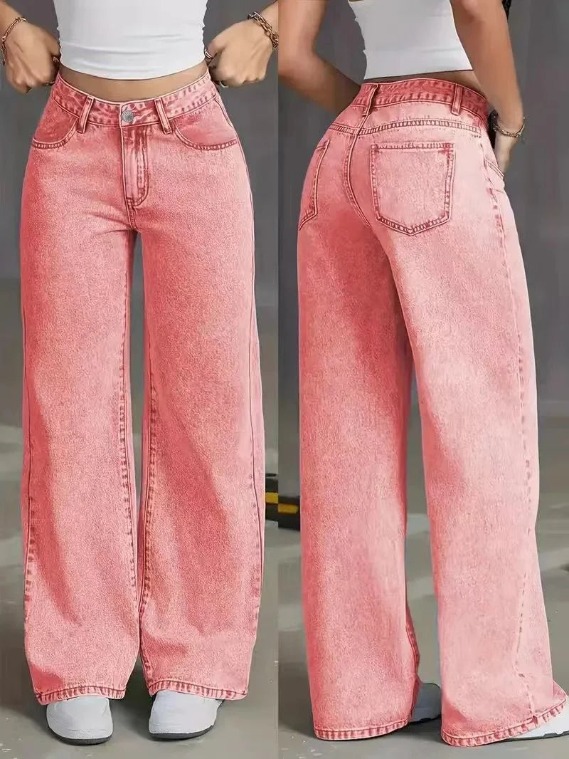 Drune | Lässige Baggy-Jeans für Damen - Hohe Taille Komfort