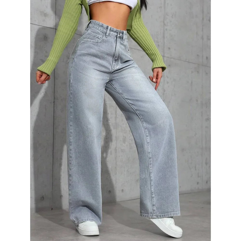 Drune | Lässige Baggy-Jeans für Damen - Hohe Taille Komfort