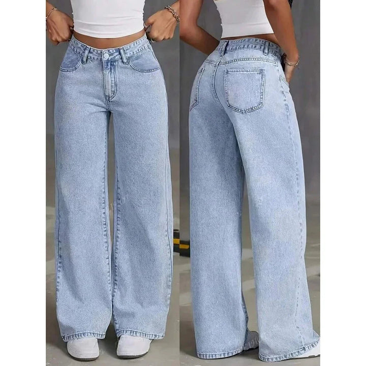 Drune | Lässige Baggy-Jeans für Damen - Hohe Taille Komfort