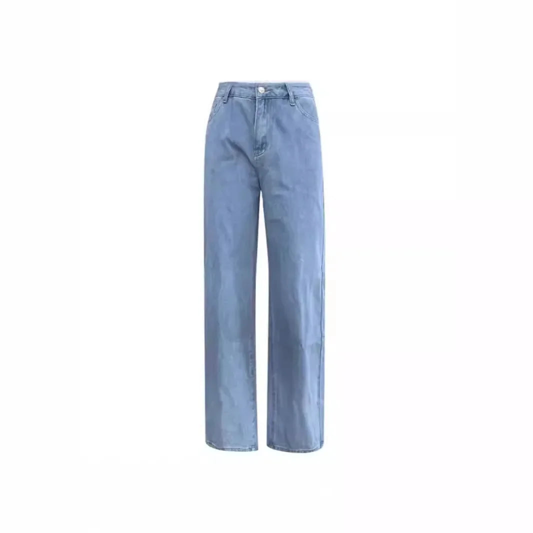 Drune | Retro Baggy Jeans für Damen - Mid Rise Comfort Fit