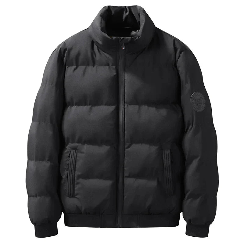 Drune | Herren Winter Steppjacke mit vorderem Reißverschluss und Taschen