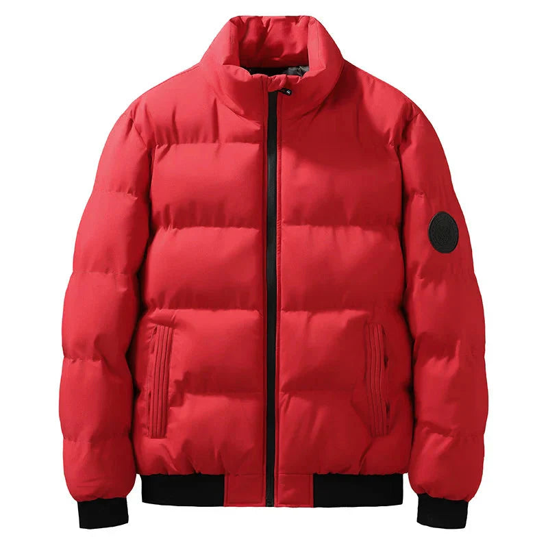 Drune | Herren Winter Steppjacke mit vorderem Reißverschluss und Taschen