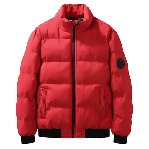 Drune | Herren Winter Steppjacke mit vorderem Reißverschluss und Taschen