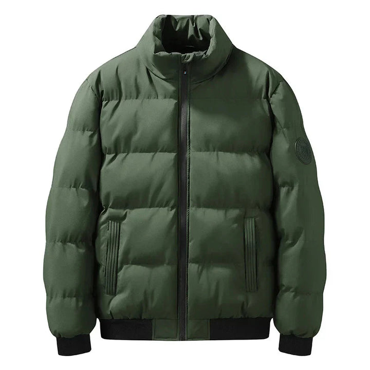 Drune | Herren Winter Steppjacke mit vorderem Reißverschluss und Taschen