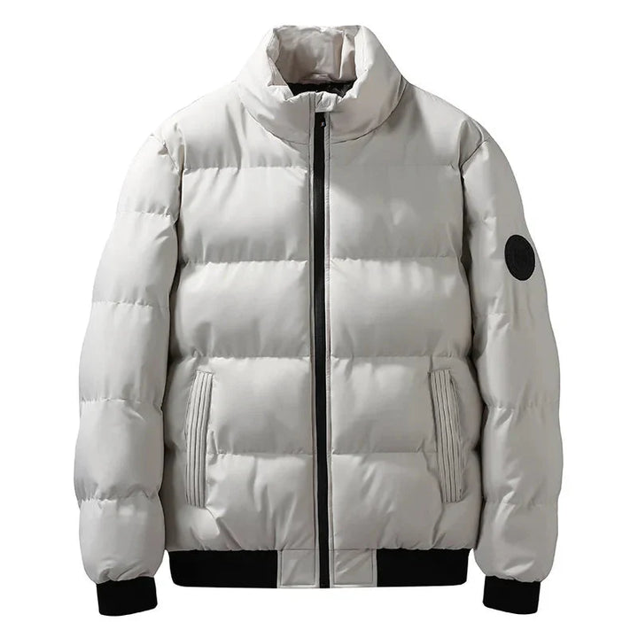 Drune | Herren Winter Steppjacke mit vorderem Reißverschluss und Taschen
