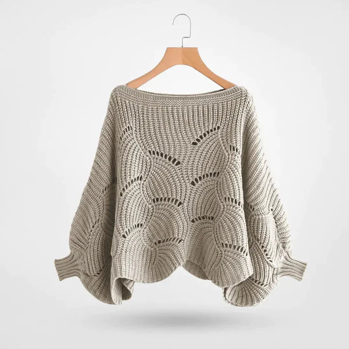 Drune | Gestrickter Pullover mit Fledermausärmeln