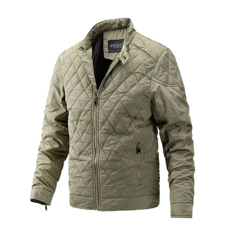 Drune | Herren Steppjacke - Reißverschluss vorne & Stehkragen