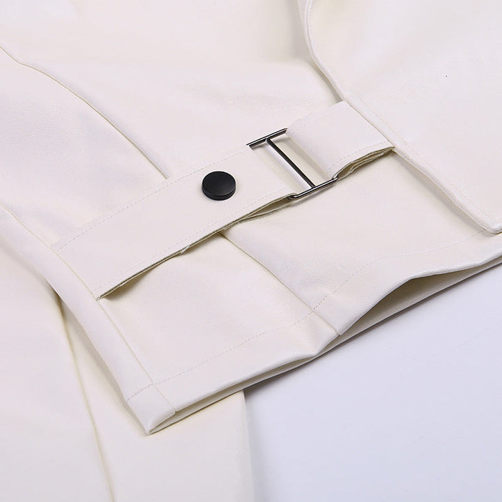 Drune | Kurzes Damenjackett - Eine lässige Lederjacke für Damen