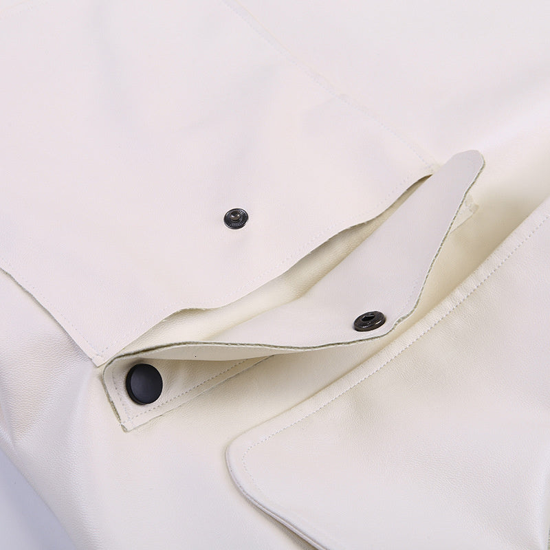 Drune | Kurzes Damenjackett - Eine lässige Lederjacke für Damen