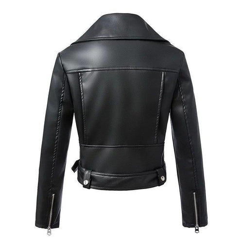 Drune | Gürtel Schwarze Kunstleder Bikerjacke