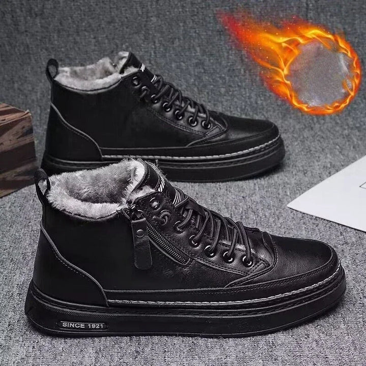 Drune | Herren Schneestiefel mit warmem Baumwollfutter und rutschfester Sohle