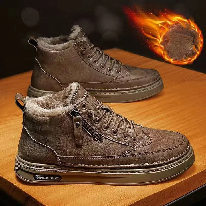 Drune | Herren Schneestiefel mit warmem Baumwollfutter und rutschfester Sohle