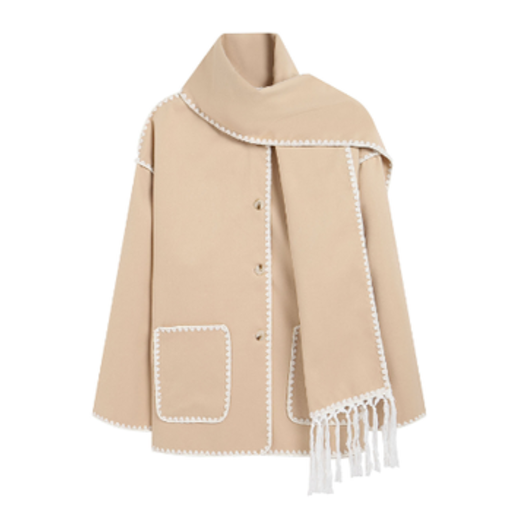Drune | Bequeme Woll Cape Jacke