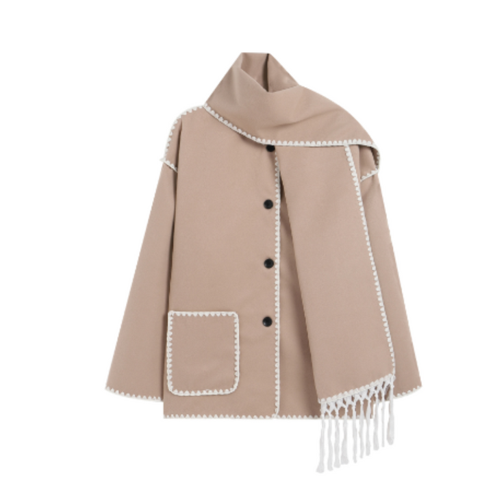 Drune | Bequeme Woll Cape Jacke