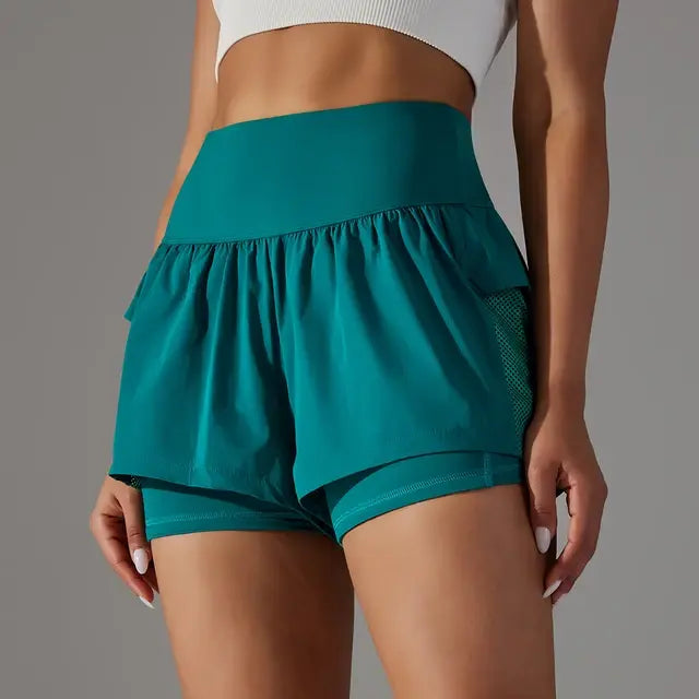 Drune | Gym Sport Laufshorts Für Damen Mit Hoher Taille
