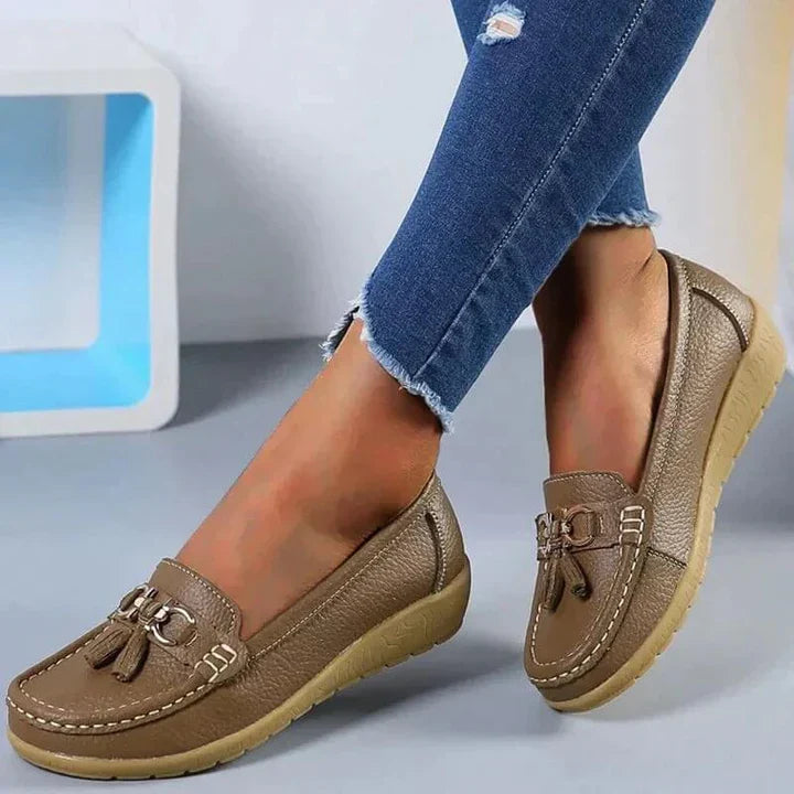 Zoe | Orthopädische Lederschuhe Drune