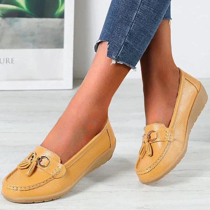 Zoe | Orthopädische Lederschuhe Drune