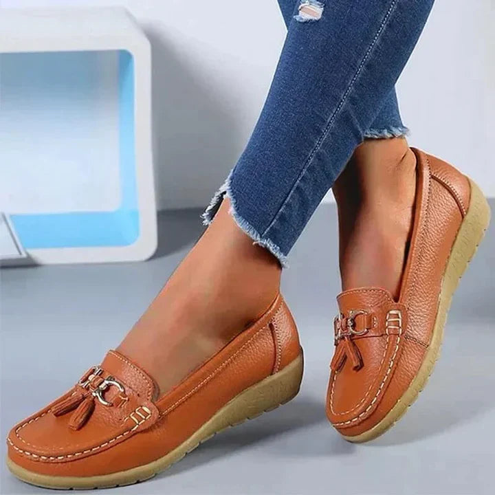 Zoe | Orthopädische Lederschuhe Drune
