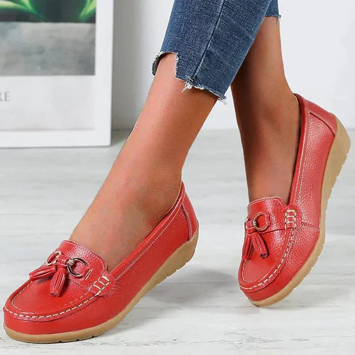 Zoe | Orthopädische Lederschuhe Drune