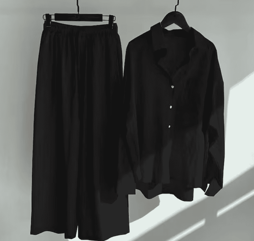 Drune | Leinen-Sommer-Set mit langer Hose und Shirt