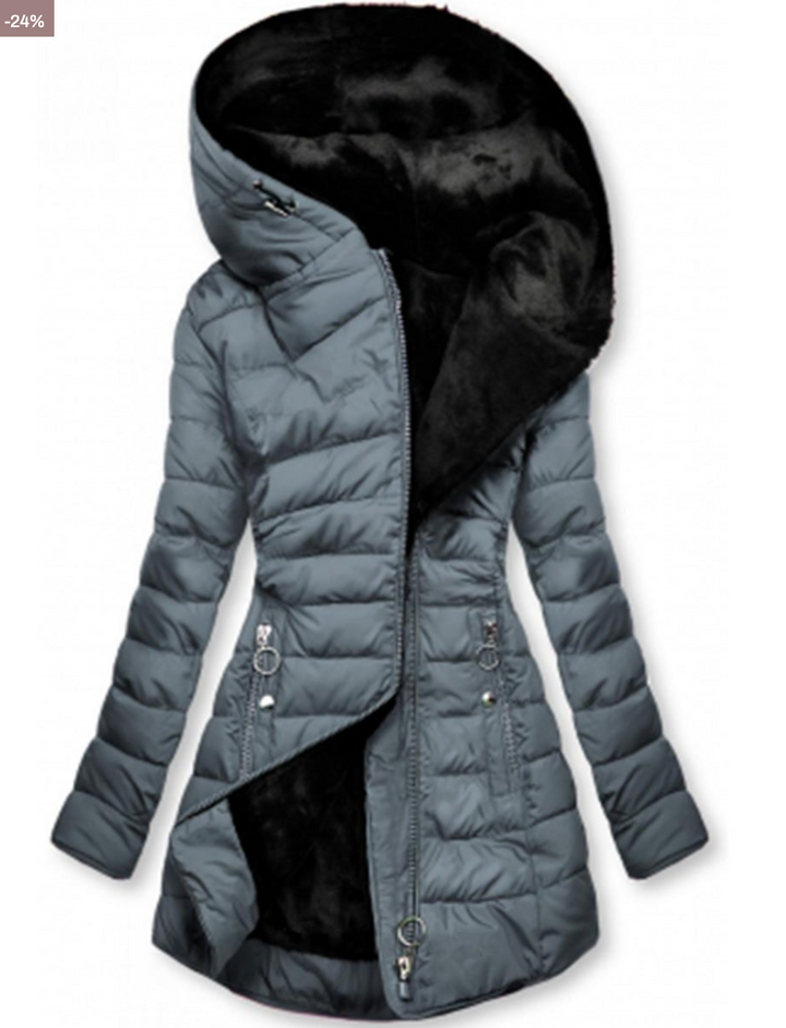 Drune | Gepolsterte Jacke mit warmem Plüschfutter für Damen | Bequem und stilvoll