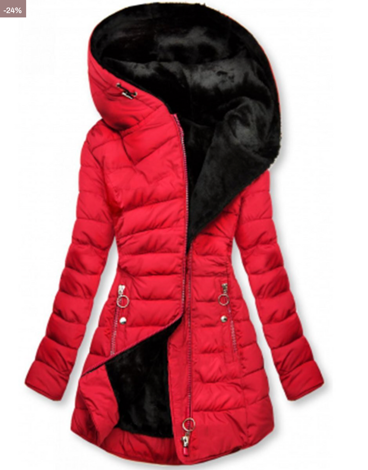 Drune | Gepolsterte Jacke mit warmem Plüschfutter für Damen | Bequem und stilvoll