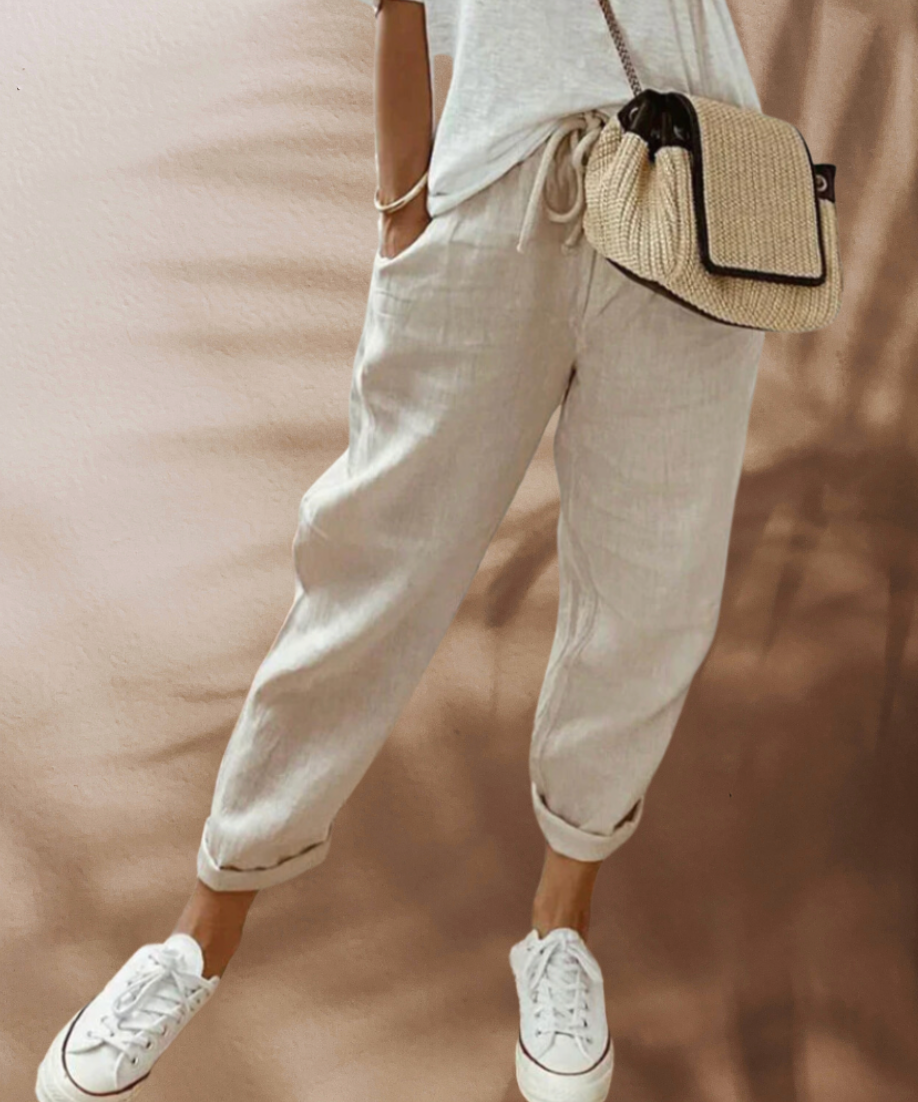 Drune | Lässige und Stylische Leinen Hose