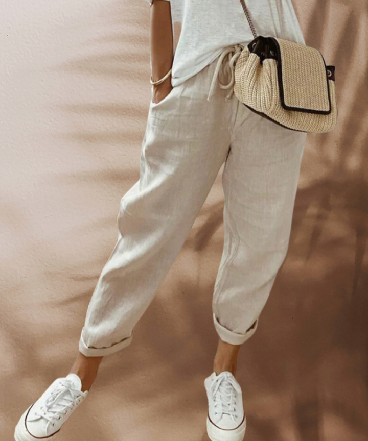 Drune | Lässige und Stylische Leinen Hose