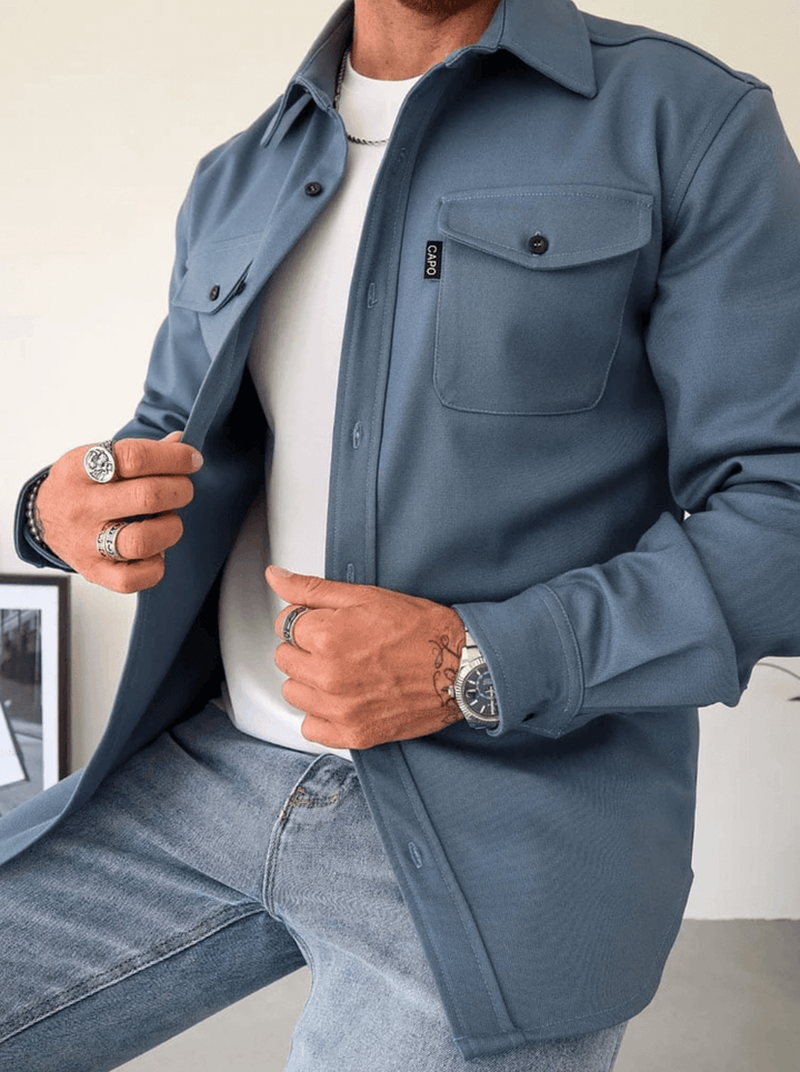 Drune | Modernes Herrenhemdjacke