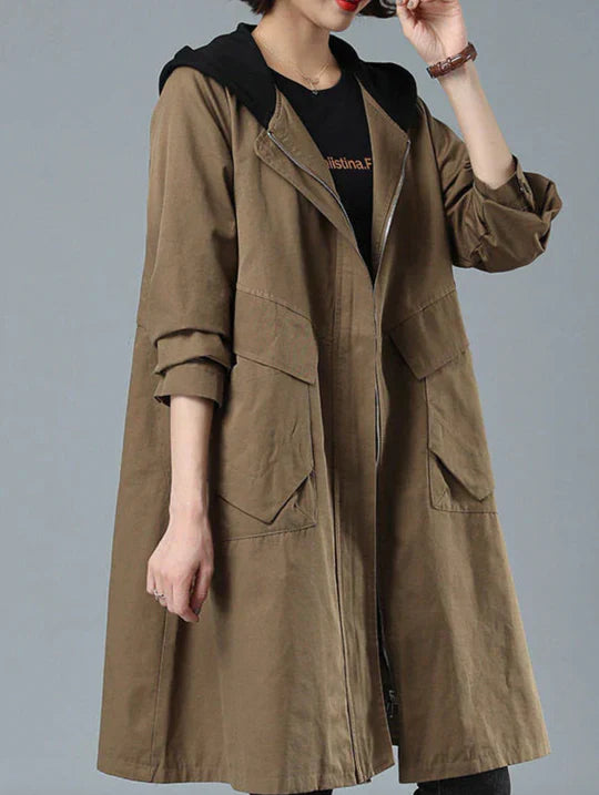 Drune | Warmer Langer Mantel für Herbst und Winter