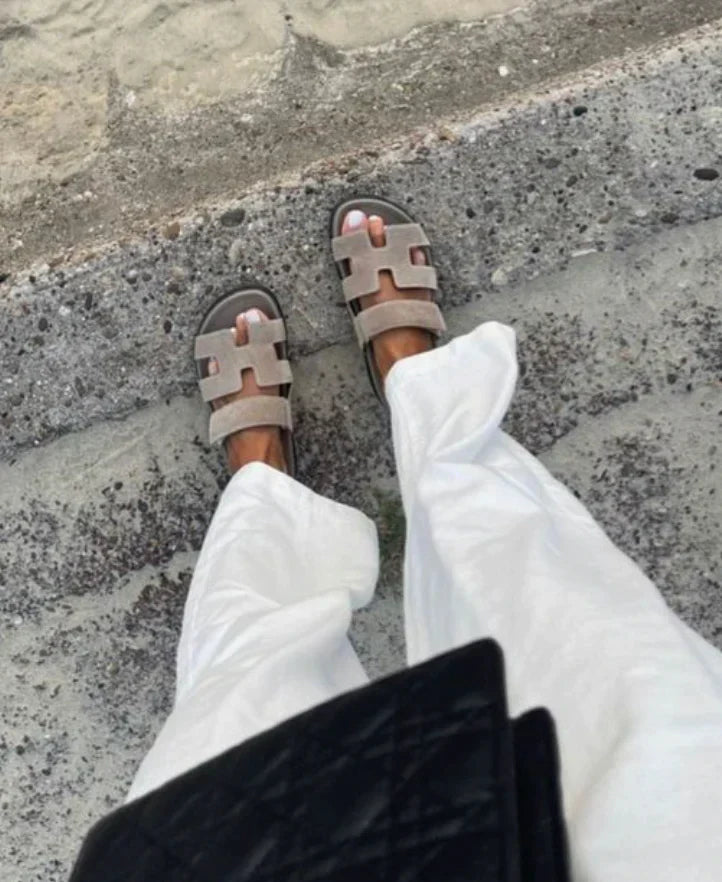 Drune | Superweiche und Stylische Slip-On-Sandalen für Damen