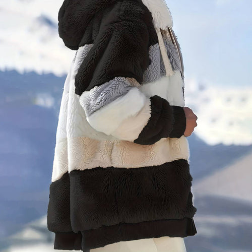 Drune | Fleecejacke mit Kapuze für Damen