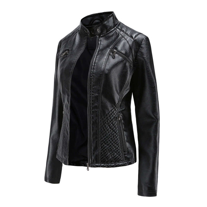 Drune | Damen Lederjacke Mit Zeitlosem Elegantem Look