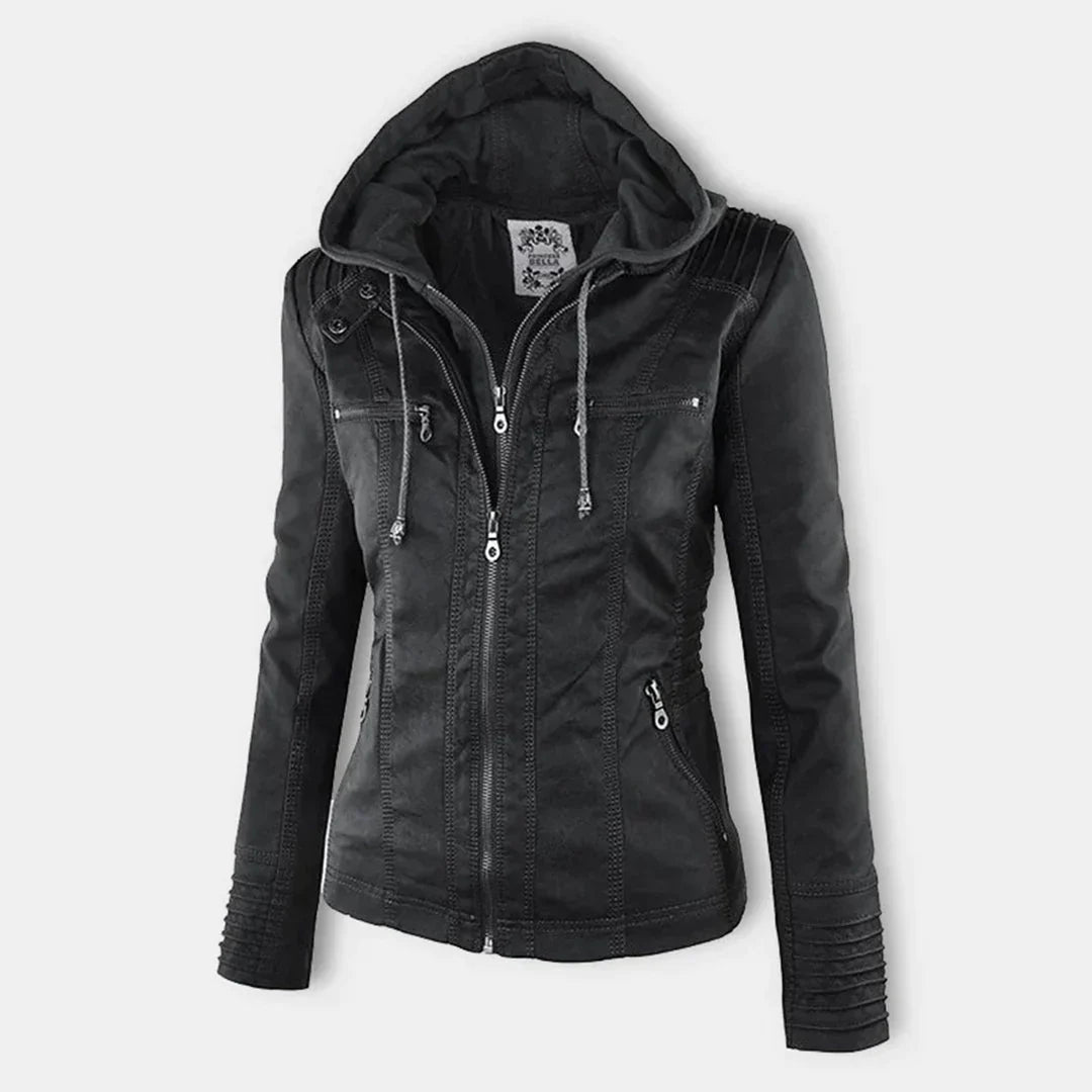 Drune | Stilvolle Motorradjacke mit Kapuze