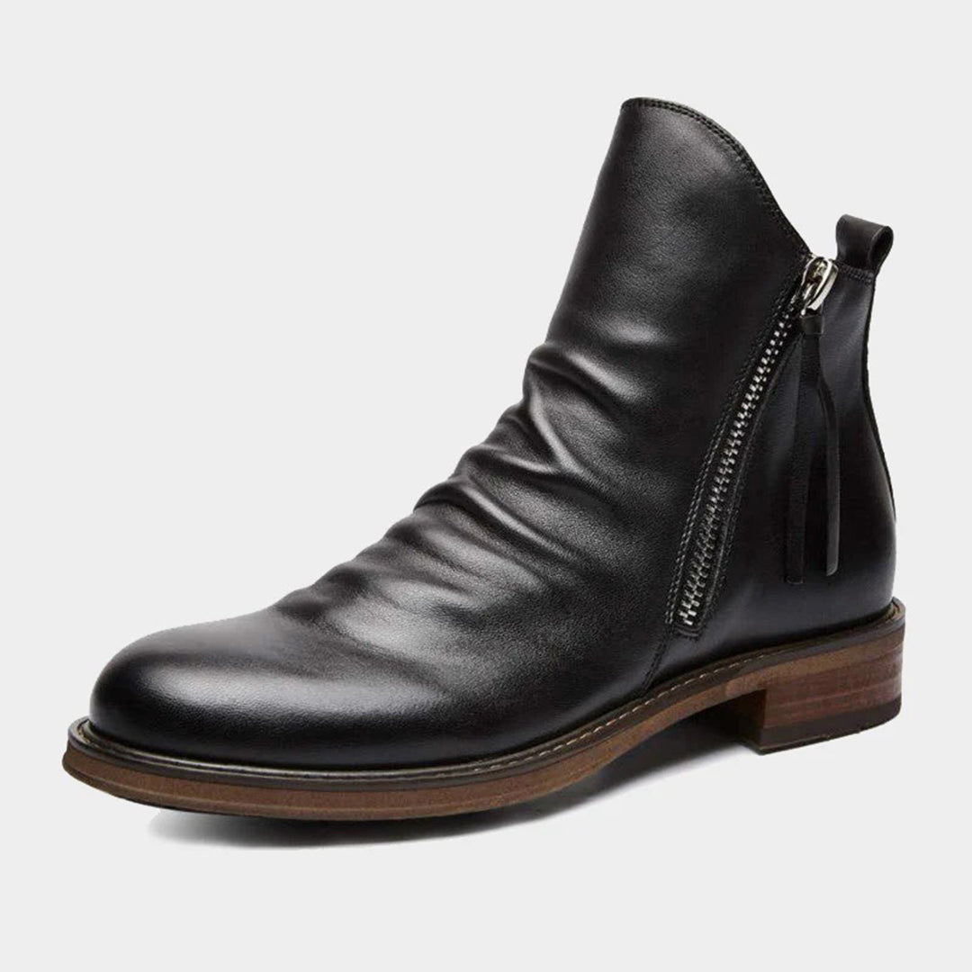 Drune - Lässige Herbst Stilvolle Stiefel mit Reißverschluss für Männer