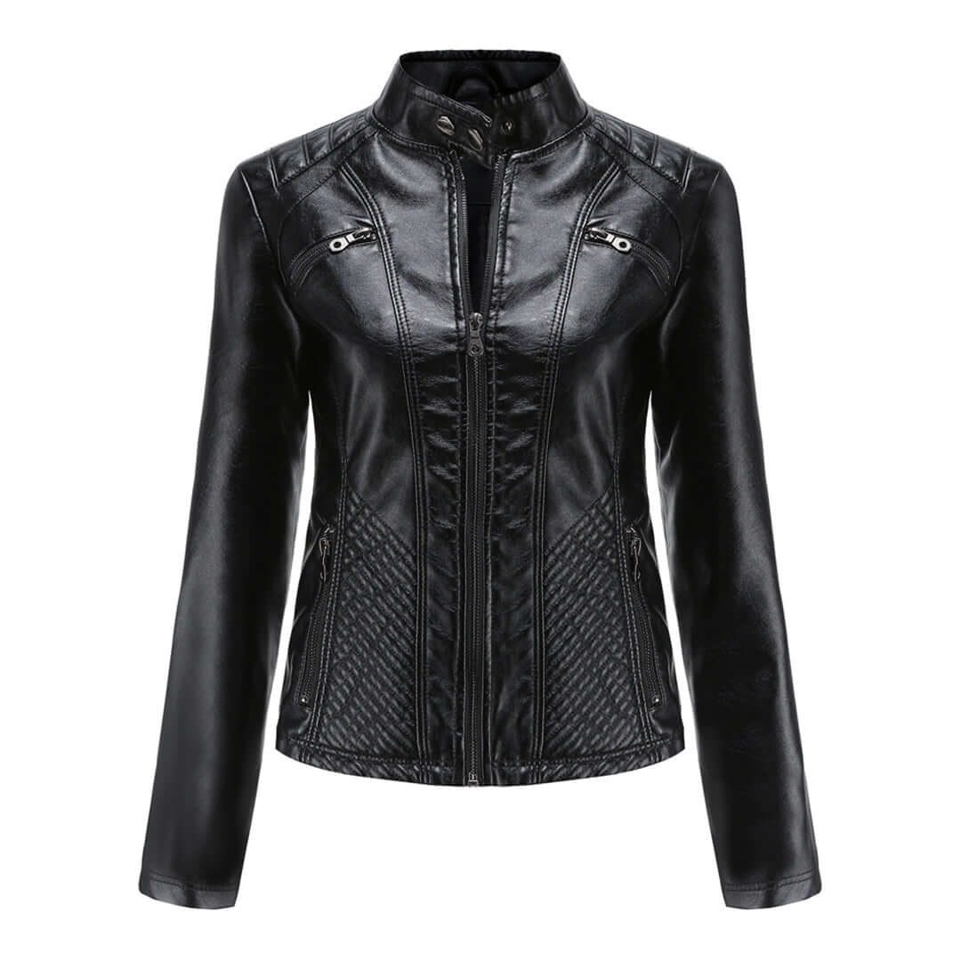 Drune | Damen Lederjacke Mit Zeitlosem Elegantem Look