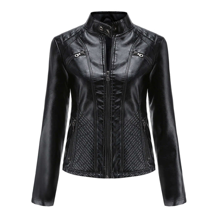 Drune | Damen Lederjacke Mit Zeitlosem Elegantem Look