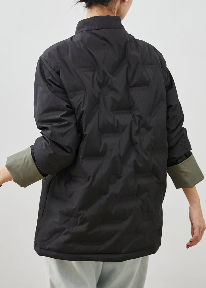 Drune | Oriental Fine Cotton Filled Coats Mandarin-Kragen