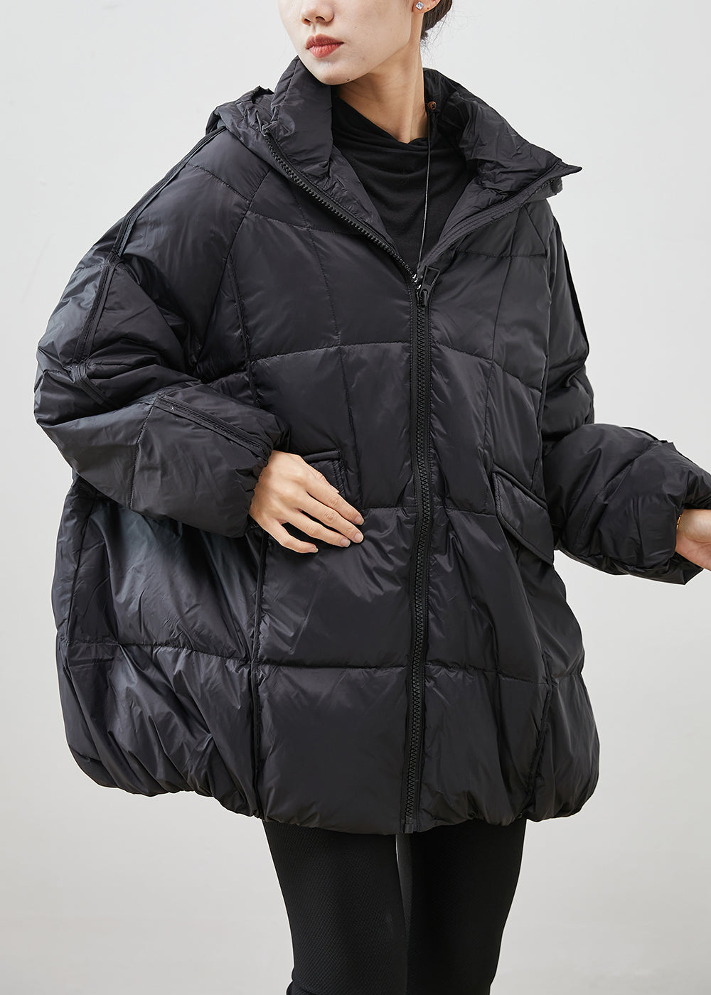 Drune | Dicke Entendaunenjacken Oversized Taschen Winter