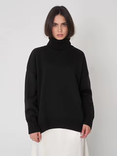 Drune | Loose-fitting roll-neck sweater