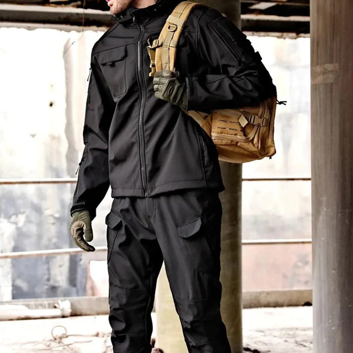 Drune | Kapuzenjacke und Cargo-Hosen-Set
