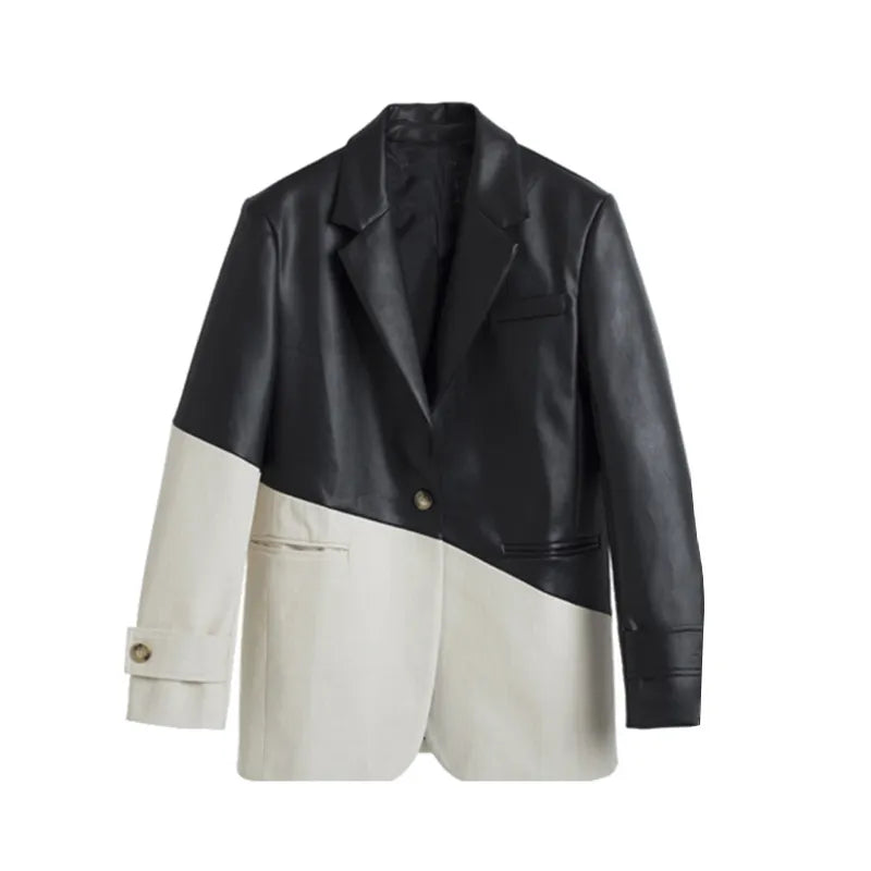 Drune | PU-Lederjacke - Elegant & funktionell