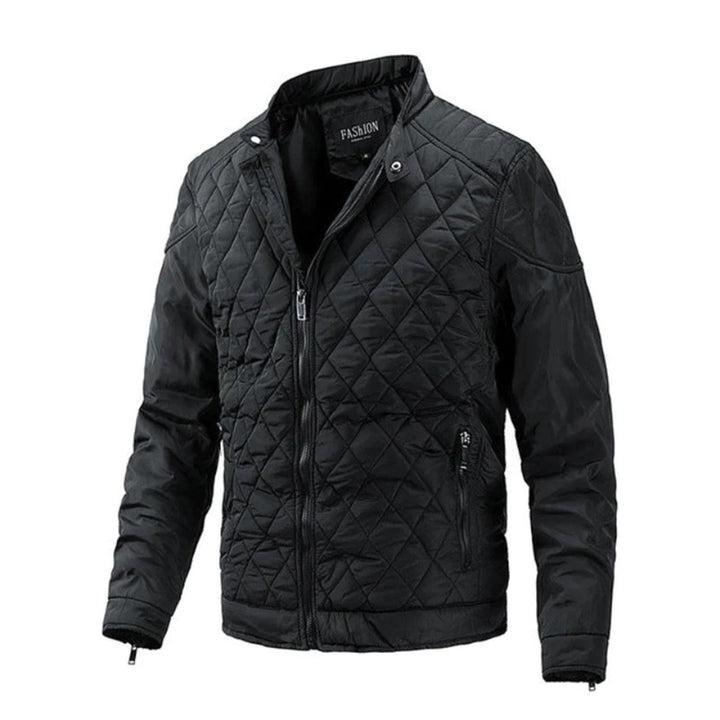 Drune | Herren Steppjacke - Reißverschluss vorne & Stehkragen