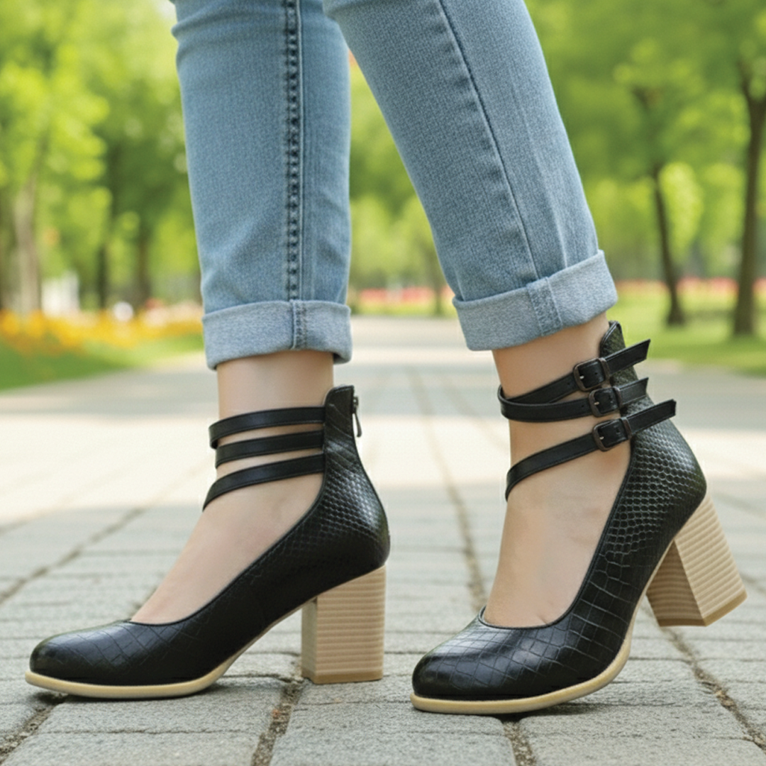 Drune | Blockabsatz Knöchel Schuhe