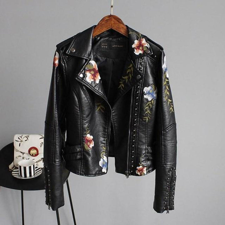 Drune | Zeitlose Lederjacke für Frauen